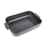 Peugeot Auflaufform APPOLIA Keramik rechteckig,  36 x 22 x 6, 8 cm 61227,  Farbe: schiefergrau