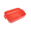 Peugeot Auflaufform APPOLIA Keramik rechteckig,  36 x 22 x 6, 8 cm 61579,  Farbe: rot