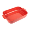 Peugeot Auflaufform APPOLIA Keramik rechteckig,  40 x 27 x 8, 5 cm 60015,  Farbe: rot