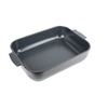 Peugeot Auflaufform APPOLIA Keramik rechteckig,  40 x 27 x 8, 5 cm 60022,  Farbe: schiefergrau