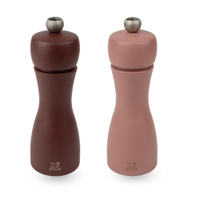 Peugeot Pfeffer- und Salzmühle TAHITI ERDE Duo Set,  15 cm 2/42981,  1 Set = 1x Pfeffermühle und 1x Salzmühle