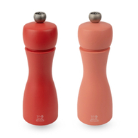 Peugeot Pfeffer- und Salzmühle TAHITI FEUER Duo Set,  15 cm 2/42974,  1 Set = 1x Pfeffermühle und 1x Salzmühle