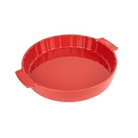 Peugeot Quicheform APPOLIA Keramik rund,  28 cm 60398,  Farbe: rot