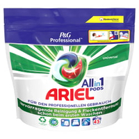 P&G Professional Ariel All-in-1 PODS Vollwaschmittel 8006540936467,  1 Karton = 2 Packungen à 45 Stück = 90 Stück