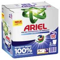 P&G Professional Ariel All-in-1 PODS Vollwaschmittel 8700216753111,  1 Karton = 2 Packungen à 50 Stück = 100 Stück