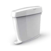 P+L Systems Washroom Damenhygienebehälter FHB20W,  20 Liter,  weiß