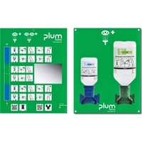 Plum Augen-Notfallstation 4770,  1 Station = 1x 200 ml pH neutral + 1x 0, 5 Liter 0, 5 % NACL