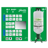 Plum Augenspülstation DUO 4802,  1 Wandstation = 1, 0 Liter - Flasche
