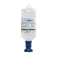 PLUM Augenspülung,  pH-neutral,  steril 4746,  1000 ml - Flasche mit Augenschale