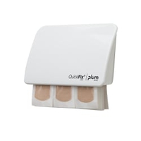 Plum QuickFix Pflasterspender UNO,  weiß 5532,  1 Spender - inkl. elastische 45 Pflaster