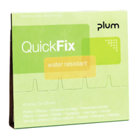 Plum QuickFix Water Resistant Pflaster 5511,  1 Nachfüllpackung = 45 Pflaster