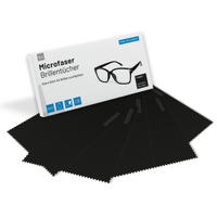 POLYCLEAN Brillenputztücher Microfaser,  18 x 15 cm 10-01-9000TX,  1 Packung = 5 Stück