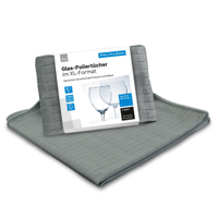 POLYCLEAN Glas-Poliertuch aus P-9000-Microfaser,  extragroß 10-09-2810Q3,  1 Packung = 2 Stück