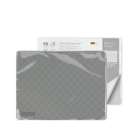 POLYCLEAN Mauspad 4in1 GripCleaner,  21 x 15 cm 14-GC-2115QJ,  Farbe: grau,  Crossgrey