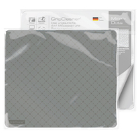 POLYCLEAN Mauspad 4in1 GripCleaner,  23 x 20 cm 14-GC-2320NQ,  Farbe: grau,  Crossgrey