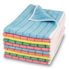 POLYCLEAN Microfasertuch Microstripe,  40 x 30 cm,  10-teilig 20-11-127000,  1 Set bestehend aus 10 Tüchern
