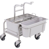 PPS Pfennig Reinraum Systemwagen Clino CR mini MF-GMP 3510180,  Maße: 57 x 56 x 49 cm