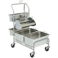PPS Pfennig Reinraum Systemwagen Clino CR3 FP-GMP 3530010,  Maße: 86 x 53 x 109 cm