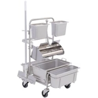 PPS Pfennig Reinraum Systemwagen Clino CR4 FP-GMP 3540100,  Maße: 74 x 72 x 102 cm