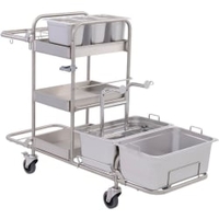 PPS Pfennig Reinraum Systemwagen Clino CR5 MF-GMP 3570020,  Arbeitsmaß 146 x 52 x 101,  Ruhemaß 85 x 52 x 130 cm