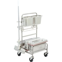 PPS Pfennig Reinraumwagen Clino CR4 EM-GMP 3540500,  Maße: 62 x 63 x 102 cm