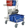 PPS Pfennig Systemwagen Clino Profi C5e Reinraum Kl. 9 nach ISO14 2095520,  Arbeitsmaß: 100 x 58 x 110 cm Ruhemaß: 78 x 58 x 110 cm