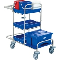 PPS Pfennig Systemwagen Clino Profi C9 Reinraum Kl. 9 nach ISO14 2099980,  Arbeitsmaß 119 x 57 x 107,  Ruhemaß 90 x 57 x 133 cm