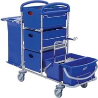 PPS Pfennig Systemwagen Clino STEC7 MF Reinraum Kl. 9 nach ISO146 3077470,  Arbeitsmaß 155 x 61 x 115,  Ruhemaß 107 x 61 x 115 cm