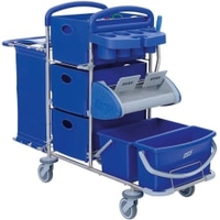 PPS Pfennig Systemwagen Clino STEC7 Reinraum Kl. 9 nach ISO14644 3077670,  Arbeitsmaß 155 x 61 x 115,  Ruhemaß 107 x 61 x 115 cm