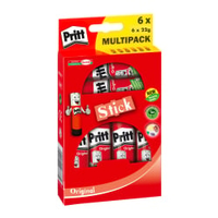 Pritt Klebestifte Multipack PS6BF,  1 Packung = 6 x 22 g