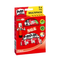 Pritt Klebestifte Multipack PS8BF,  1 Packung = 5 x 43 g