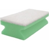 PROFI Griff-Vliesschwamm 01144GRW,  1 Packung = 10 Stück,  150 x 70 x 45 mm,  grün-weiß