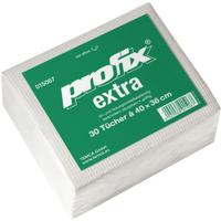 profix extra Wischtücher,  36 x 40 cm,  4-lagig,  naturweiß 015 050,  1 Karton = 20 Pakete à 30 Tücher = 600 Tücher