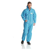 ProSafe 1 Schutzanzug,  Kapuze,  antistatisch,  blau PS1B-XL,  1 Karton = 50 Stück,  Größe XL,  PSA Kategorie 3