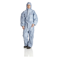 ProSafe 2 Einweg-Overall,  Kapuze,  antistatisch,  blau PS2B-3XL,  1 Karton = 50 Stück,  Größe 3XL,  PSA Kategorie 3