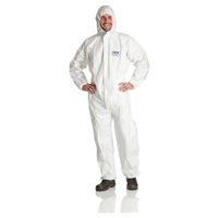 ProSafe 2 Einweg-Overall,  Kapuze,  antistatisch,  weiß PS2-M,  1 Stück,  Größe M,  PSA Kategorie 3