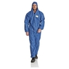 ProSafe Einweg-Overall Light,  Kapuze,  blau,  PSA Kategorie 3 SMSB-3XL,  1 Karton = 50 Stück,  Größe 3XL
