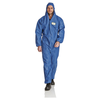 ProSafe Einweg-Overall Light,  Kapuze,  blau,  PSA Kategorie 3 SMSB-3XL,  1 Stück,  Größe 3XL