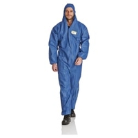 ProSafe Einweg-Overall Light,  Kapuze,  blau,  PSA Kategorie 3 SMSB-XXL,  1 Stück,  Größe XXL