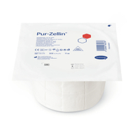 Pur-Zellin Zelltupfer 4 x 5 cm,  gebrauchsfertig,  unsteril 1432131,  1 Karton = 16 Rollen à 500 Tupfer