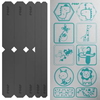 reer LightReflex Reflektorsticker-Set,  18-teilig 53141,  8 Streifen + 10 Motivdrucke