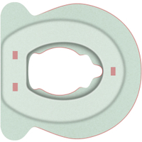 reer WC-Cover Toilettenauflage 4812,  1 Packung = 3 Stück