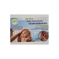 Regina Wattestäbchen für Babys,  chlorfrei 10998,  1 Box = 50 Stück