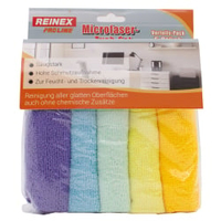 REINEX Allzwecktuch Mikrofaser 32 x 32 cm 1275,  1 Packung = 5 Stück