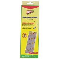 Reinex Insektenstopp Fliegenfängerstreifen 20375,  1 Packung = 4 Stück im Fruchtdesign