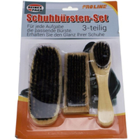 REINEX PACK Schuhputzbürsten 14954 ,  3er - Set