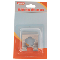 Reinex Tür Haken Edelstahl 20419,  Maße: 5 x 5 x 3, 5 cm