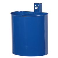 RENNER Abfallbehälter 20 l ungelocht 7057-03-PB RAL,  pulverbeschichtet,  RAL 7016 anthrazitgrau