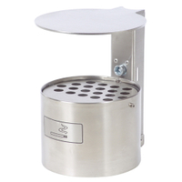 RENNER Edelstahl-Ascher,  mit Zigarettenaufkleber 7069-ES,  rund,  4 l