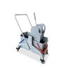 RMV Doppelfahrwagen Kunststoff ECO grau 2x18 Liter Maße (L x B x H): 70 x 42 x 84 cm